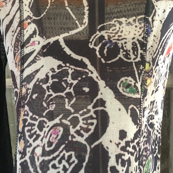 HP: LULU H Paris Zip Front Top - Size M - Picture 6 of 8